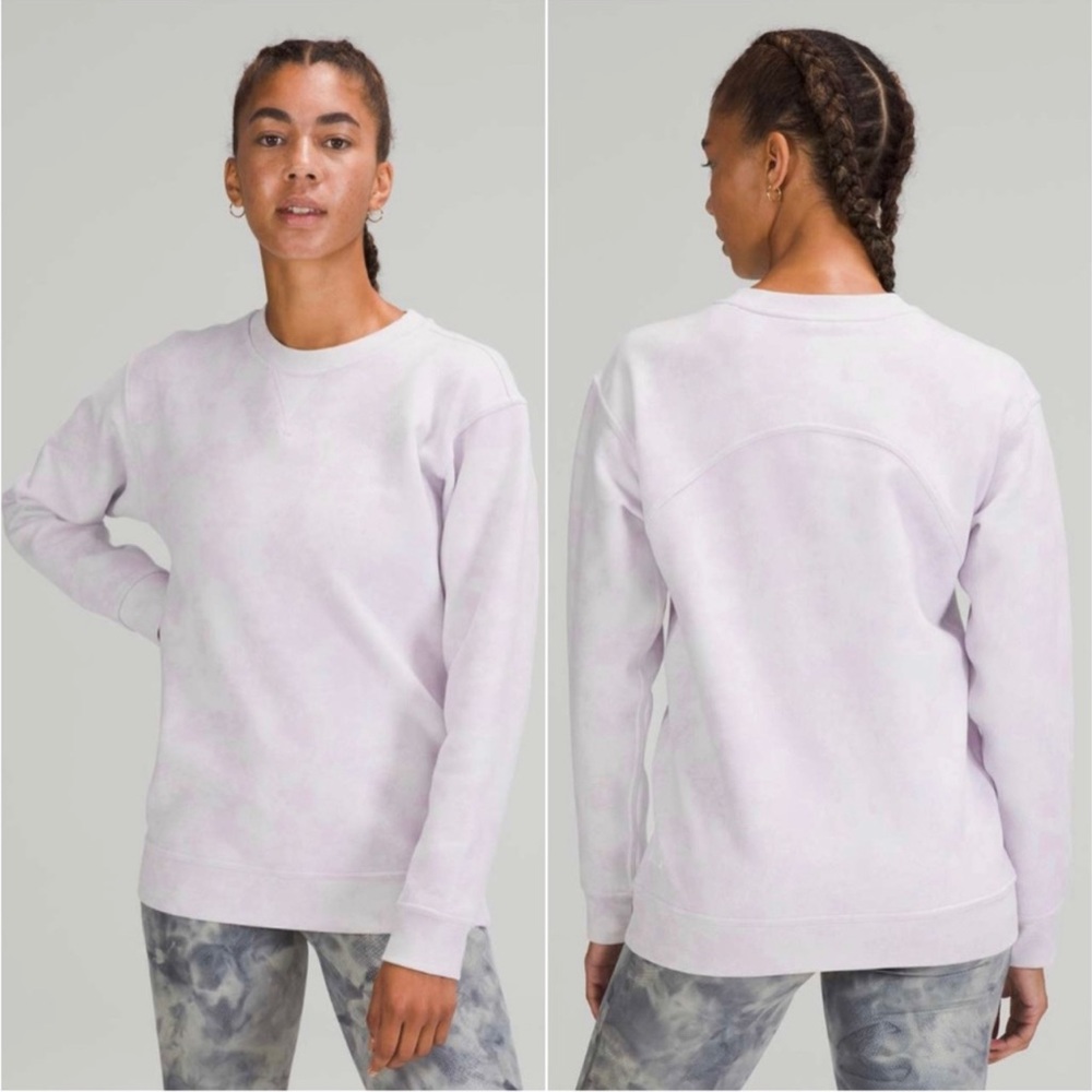 Lululemon All Yours Crew SW Seawheeze *Fleece